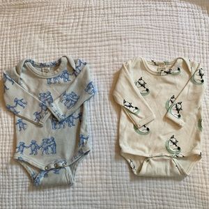 EUC Kate Quinn bodysuits 3-6mo